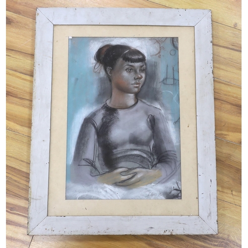 799 - Sidney Horne Shepherd (19091993), pastel, Study of a girl, signed, 45 x 29cm