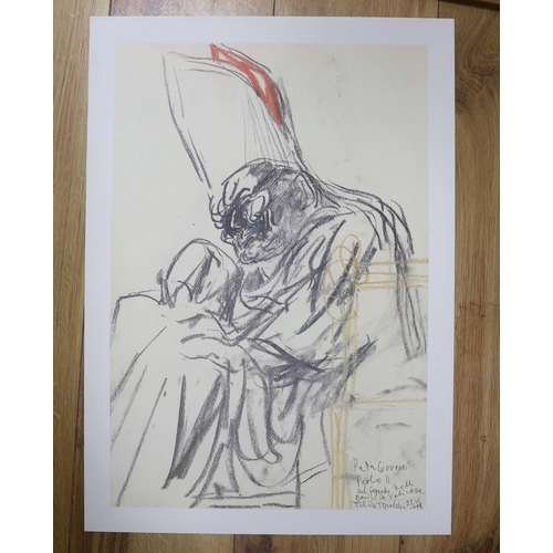 809 - Feliks Topolski (Polish, 1907-1989), folio of colour prints commemorating The Inauguration of His Ho... 