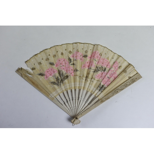 378 - A collection of 19th and 20th century mostly paper fans, ten in reasonable condition useful for stag... 