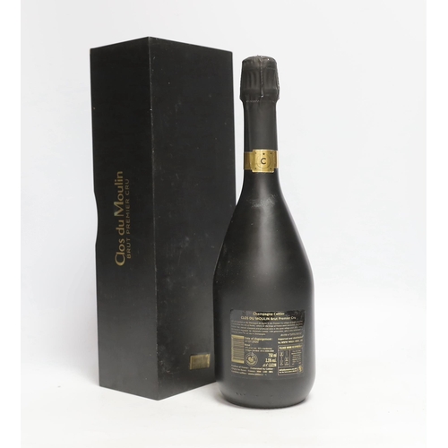 429 - A bottle of Cattier Clos du Moulin champagne, boxed (lid missing)