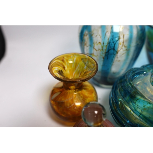 432 - Mdina glass. 'Sea and Sand' pattern glassware (15)