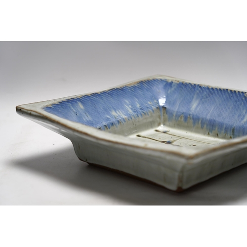 459 - William Plumptre (b.1959), a studio pottery bowl, 30cm sq.