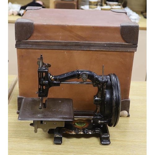 479 - An 1870s Imperial Sewing Machine Co. Challenge model with box