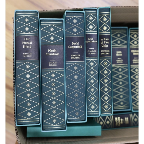 555 - ° ° A quantity of Folio Society books in slip cases including The book of the thousand nights and o... 