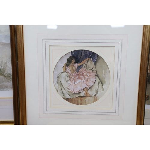 815 - After Sir William Russell Flint (1880-1969), four colour prints, two limited edition, one blindstamp... 