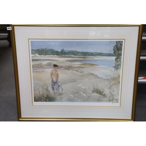 815 - After Sir William Russell Flint (1880-1969), four colour prints, two limited edition, one blindstamp... 