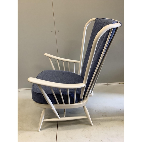 1037 - A single Evergreen armchair, width 74cm, depth 80cm, height 104cm