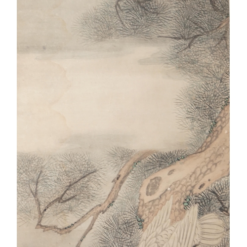 159 - Three Chinese scroll paintings, 19th/20th century, largest 163.5cm x 44cm