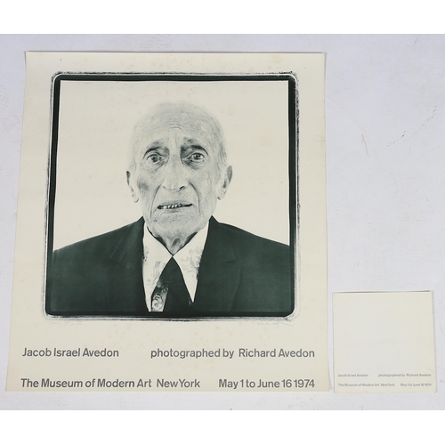 379 - Richard Avedon (American, 1923-2004) 'Jacob Israel Avedon photography by Richard Avedon, Museum of M... 