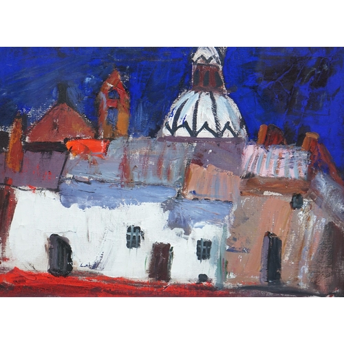 402 - § § Anne Redpath (Scottish, 1885-1965) 'The Spanish Church'oil on canvas30 x 40cm... 