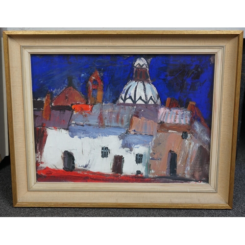 402 - § § Anne Redpath (Scottish, 1885-1965) 'The Spanish Church'oil on canvas30 x 40cm... 