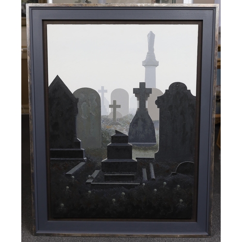 403 - § § Maurice Wade (British, b.1917) 'Head Stones, Dalehall'oil on boardsigned and titled verso81 x 61... 