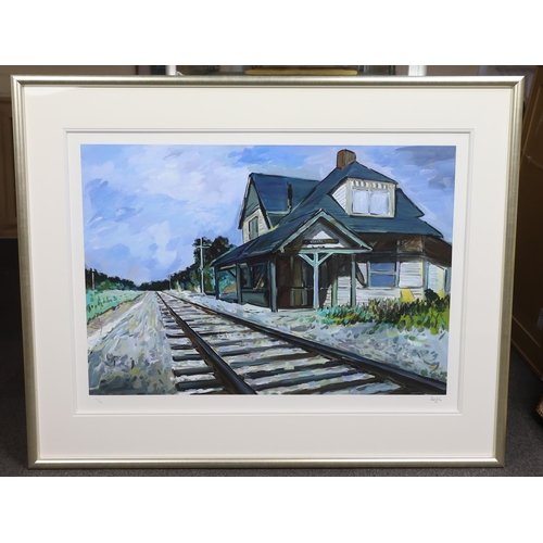 405 - Bob Dylan (American, b.1941) 'New England Depot' from the Beaten Path Seriesgiclée print on archival... 