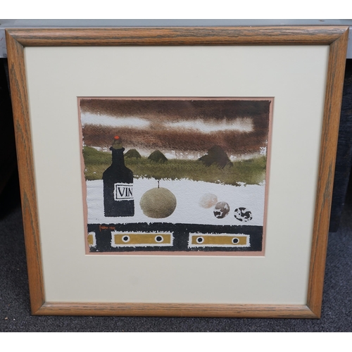 416 - § § Mary Fedden OBE R.A. PPRWA (1915-2012) Table top still lifewatercoloursigned and dated 199023 x ... 