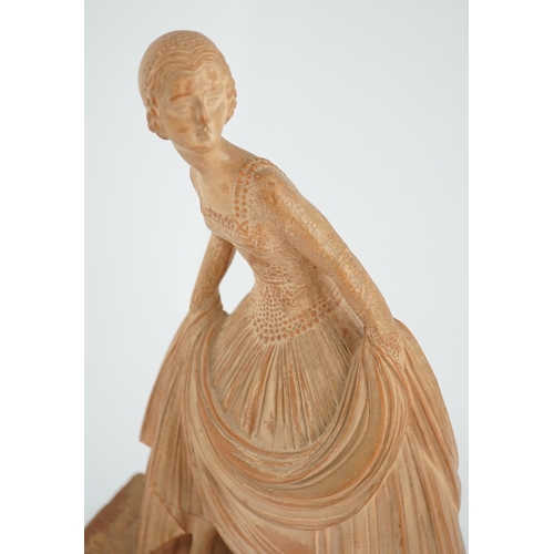 51 - Demétre Haralamb Chiparus (1886-1947), a terracotta figure of Cinderella, Editions Reveyrdis, Paris,... 