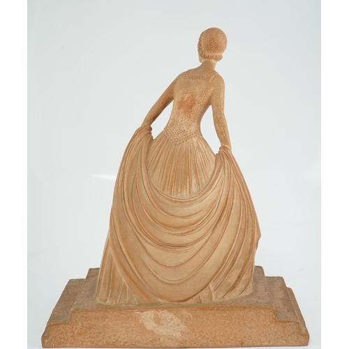 51 - Demétre Haralamb Chiparus (1886-1947), a terracotta figure of Cinderella, Editions Reveyrdis, Paris,... 