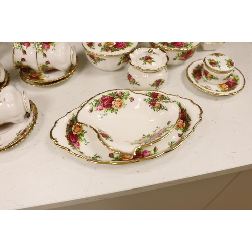 1341 - A Royal Albert Old Country Roses part tea and coffee service. Condition - good