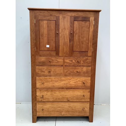 5 - A Thomas Moser cherrywood 'Dr White's Chest' bedroom cupboard, width 106cm, depth 51cm, height 180cm... 