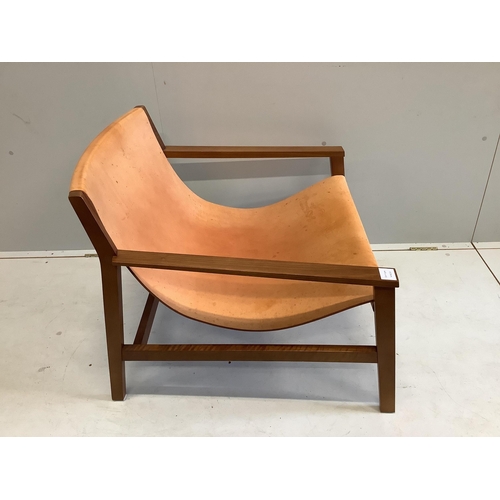 1052 - A Sdraio Chair by Living Divani, width 77cm, depth 74cm, height 66cm. Condition - fair