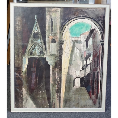 142 - § § John Piper (British, 1903-1992) 'Death in Venice III' (Levinson 227)screenprintsigned in pencil ... 