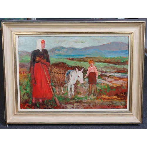 147 - Reg Gammon ROI (1894-1997) In Connemaraoil on boardsigned, Fosse Gallery label verso48 x 70cm... 