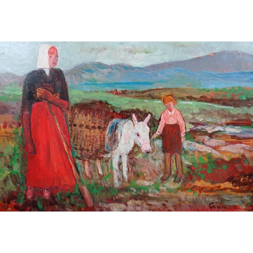 147 - Reg Gammon ROI (1894-1997) In Connemaraoil on boardsigned, Fosse Gallery label verso48 x 70cm... 