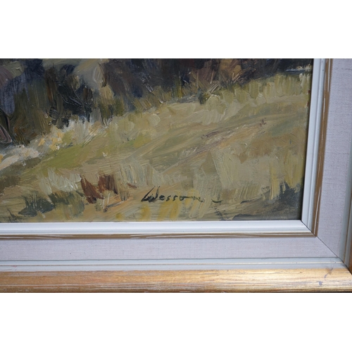 148 - § § Edward Wesson RI RSMA (British, 1910-1983) 'The Chantries from Pewley Hill'oil on boardsigned50 ... 