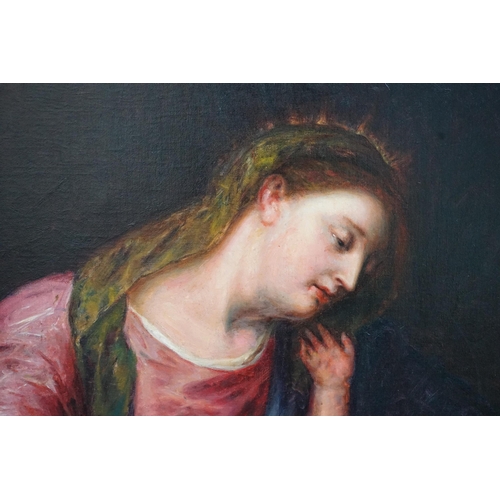 15 - After Anthony Van Dyck (1599-1641) Madonna and childoil on canvas100 x 85cm... 