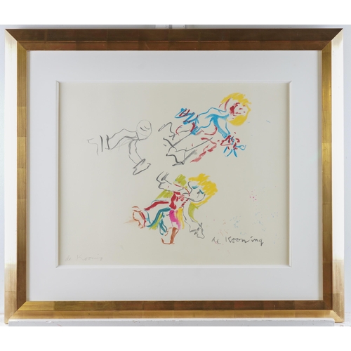 167 - Willem de Kooning (1904-1997) 'Composition for Lisa, 1984'lithograph in colours on wove papersigned ... 