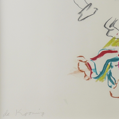 167 - Willem de Kooning (1904-1997) 'Composition for Lisa, 1984'lithograph in colours on wove papersigned ... 