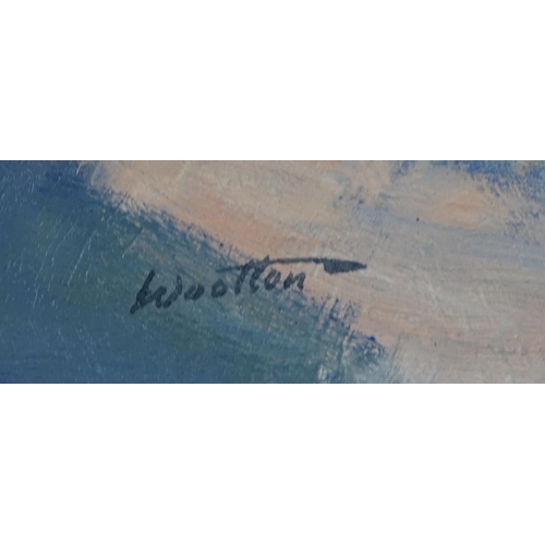 177 - § § Frank Wootton (English, 1914-1998) Beachy Headoil on boardsigned30 x 40cm... 