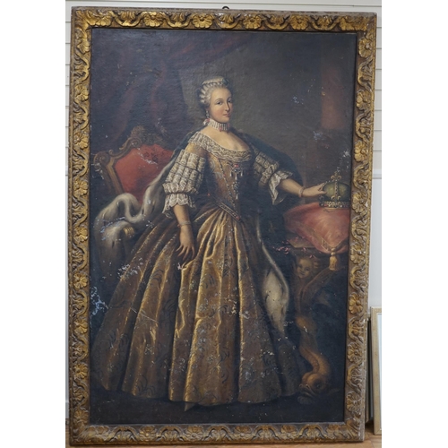 2 - After Louis Tocqué (French, 1696-1772) Portrait of Queen Marie-Antoinette of France in state robesoi... 