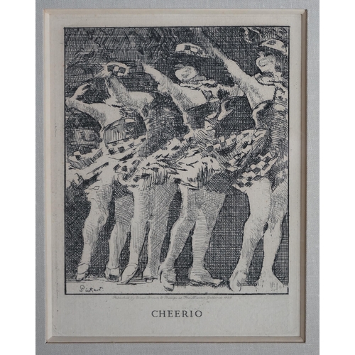 89 - Walter Richard Sickert A.R.A. (English, 1860-1942) Cheerio, 1929etching18 x 14cm... 