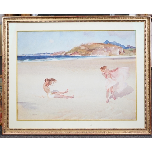 93 - *§ *§ Sir William Russell Flint. R.S.W; P.R.W.S; R.A (1880-1969) 'The Bay of Winds, Gruinard, Ross-s... 