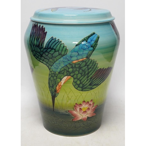 286 - Sally Tuffin (British, b.1938) for the Dennis China Works, a limited edition 'Kingfisher' vase and c... 