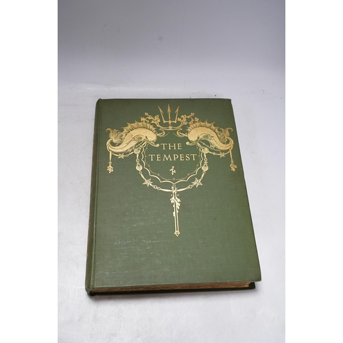 297 - ° ° Shakespeare, William - The Tempest. title illus. and 20 coloured and mounted plates (by Paul Woo... 