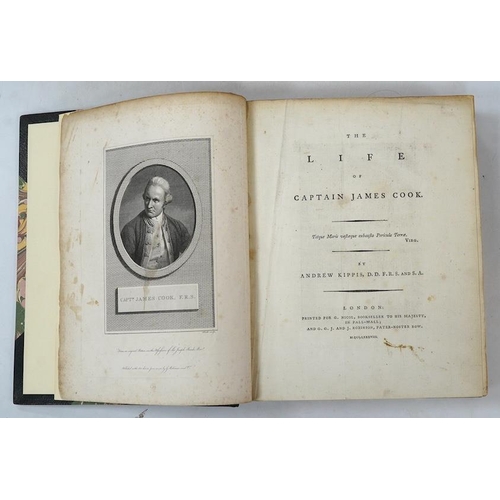 316 - ° ° Kippis, Andrew - The Life of Captain Cook. 1st edition, 4to., portrait frontis, G. Nichol, G.G.J... 