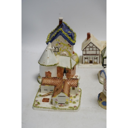 317 - Ten various ceramic model cottages. Condition - fair to good