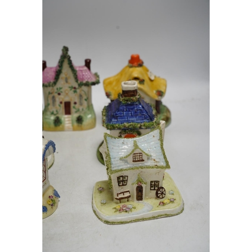 317 - Ten various ceramic model cottages. Condition - fair to good