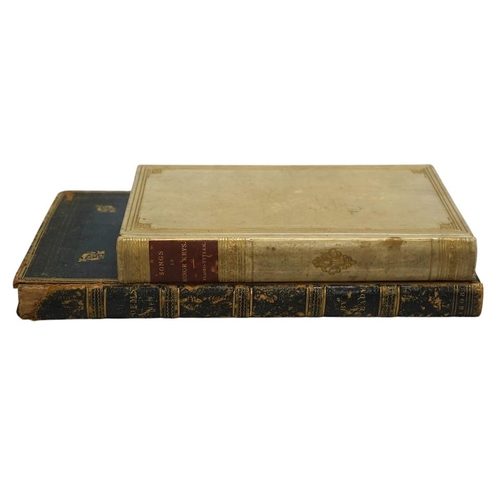 344 - ° ° Fraser-Tytler, C.C. - Songs in Minor Keys. contemp. gilt decorated vellum with gilt top and red ... 