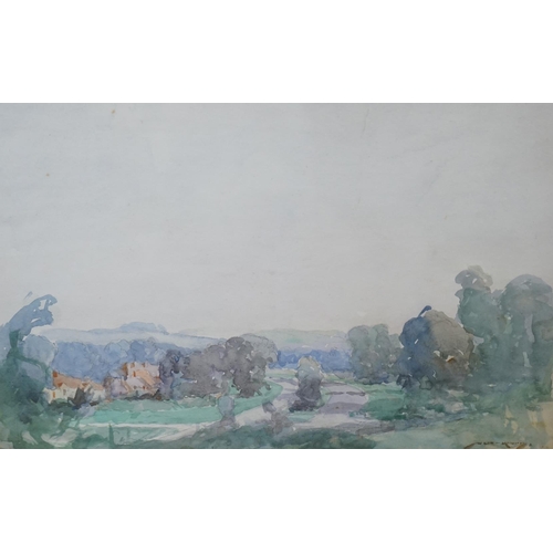 685 - William Lee Hankey (1869-1952), watercolour, Findon, Sussex, signed, inscribed verso, 26 x 37cm. C... 