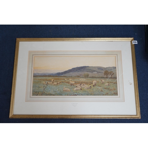 725 - William Sidney Cooper (1854-1927), watercolour, Whitchurch Hill, Oxfordshire, signed and dated '83... 