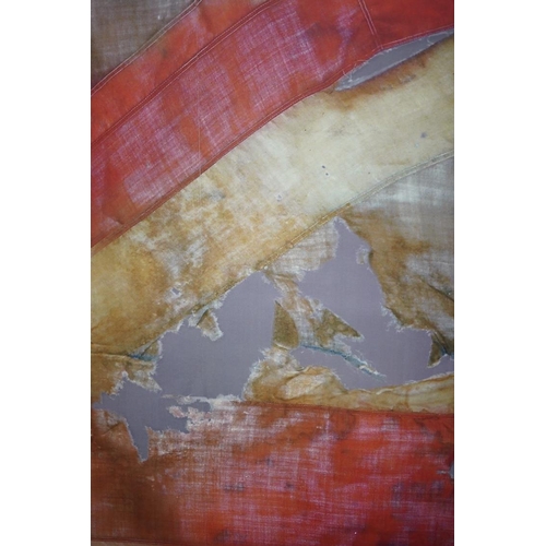 1056 - Vivienne Westwood, print on panel, Replica of HMS Victory Union flag, 150 x 270cm. Condition - good... 