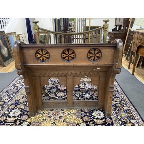 1171 - A Victorian Gothic revival lectern, width 102cm, depth 50cm, height 96cm. Condition - fair