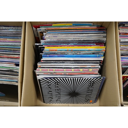 1255 - A collection (approx 300) 1970s to early 90s. LP records and 12 singles, mostly Dance, Techno, R n... 