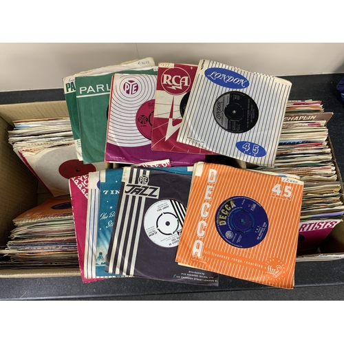 1265 - A collection of 7" singles, labels include; EMI, Immediate, Decca, Pye, CBS, RCA, Columbia, etc... 