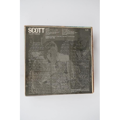 1280 - Twenty-three Scott Walker and the Walker Brothers LP record albums, including; Scott, Scott 3, Scott... 