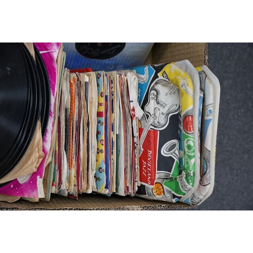 1282 - A collection of 1960s-80s 7 singles (approx 120), together with a few 78rpm records, artists includ... 