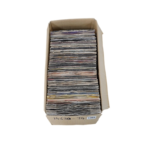 1303 - A collection of 7 singles, artists including; Elton John, Free, Family, Kate Bush, Human League, Ra... 