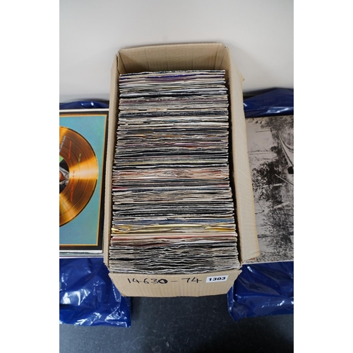 1303 - A collection of 7 singles, artists including; Elton John, Free, Family, Kate Bush, Human League, Ra... 